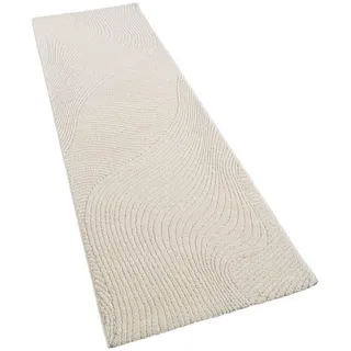 Paco Home Panglao Kurzflorteppich 80 x 250 cm Creme