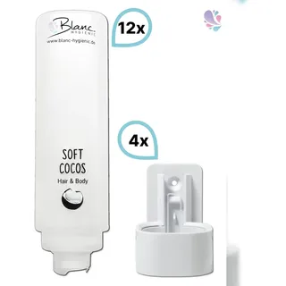 Blanc HYGIENIC SET: Dusch- und Haarshampoo 12x425ml - HOTELSERIE