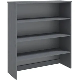 vidaXL Highboard 90 x 100 x 30 cm Dunkelgrau