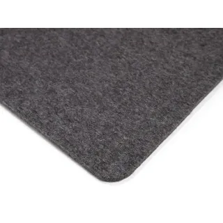 Modulor Filz-Sitzauflage für Stühle, quadratisches Sitzkissen aus 100% Wollfilz mit runden Ecken, auch als dekoratives Tischset geeignet, 33 cm x 33 cm (Anthrazit meliert)