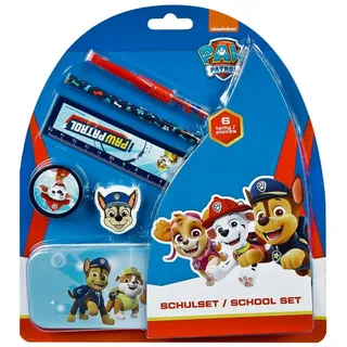 PAW PATROL Federmäppchen Schreibwaren-Set für Kinder Perfekt für Schule und Zuhause blau