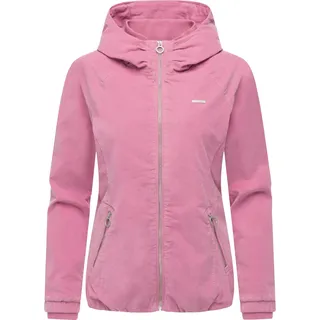 Ragwear Damen Cordjacke Übergangsjacke aus Kord mit Kapuze Dizzie Cordy YOUMODO Dusty Rose Gr. XXL - XXL