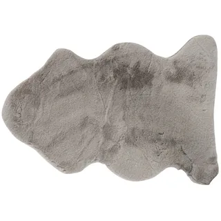 Kinderteppich  Lemmi , silber , Synthetische Fasern,Baumwolle , Maße (cm): B: 55