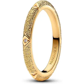 Pandora 163322C01 Ring für Damen Struktur & Steine Goldfarben, 62/19,7