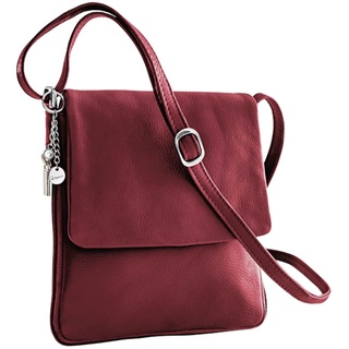 Avena Damen Leder-Handtasche Every Day Rot onesize