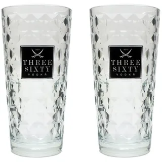 Three Sixty Vodka Longdrinkglas - 2 Stück, 0.3 liters