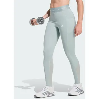 adidas Damen Tight TECHFIT Stash Pocket Full-Length, Leggings - Wonder Sage - XS