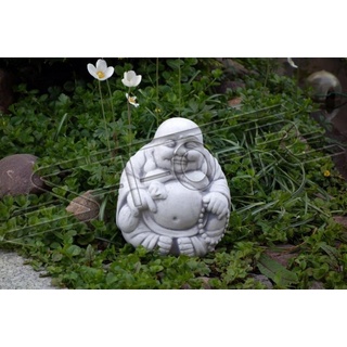 JVmoebel Skulptur Buddha Statuen Figur Dekoration Garten Terrasse Stein S101208 weiß