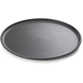 WAS Germany Pizzateller, Ø 36 cm, schwarz, Porzellan