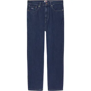 Straight-Jeans TOMMY JEANS "SKATER JEAN" Gr. 38, Länge 34, blau (dark denim) Herren Jeans Straight Fit im 5-Pocket-Style