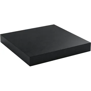 Impuls Küchen Arbeitsplatte 4 cm stark, in vielen Breiten, passend zu allen Serien, von vier Seiten ummantelt schwarz 70 cm x 4 cm x 60 cm