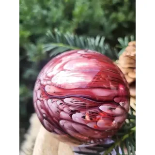 Christbaumkugel Shadie, rot-braun