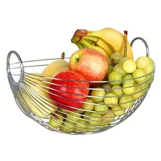 Zeller Obstschale oval Silber 28 cm
