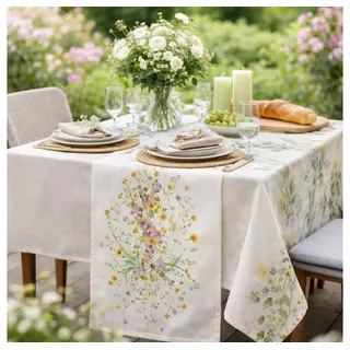 sander table + home Tischläufer Tischläufer Erba 50 x 140 cm beige