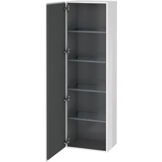 Duravit L-Cube Hochschrank 50 x 36,3 x 176 cm Weiß Hochglanz Glas/MDF/Spanplatte