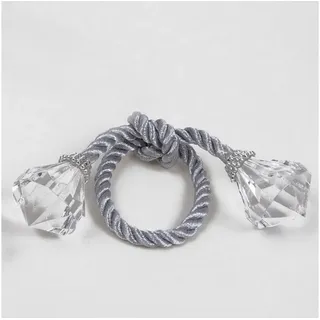 Deko AS Dekoobjekt Serviettenring - Kordel - silber - ca. 7 cm - 678202