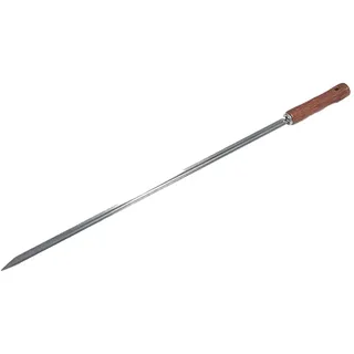 MOESTA-BBQ 10214 Grillspieß für Churrasco-Set, aus Edelstahl, 75 cm x 17 mm | Mit Holzgriff, Kugelgrill Mangal Brat-Spieß, kompatibel mit Weber, Rösle und Napoleon, für Gyros, Kebab und Picanha