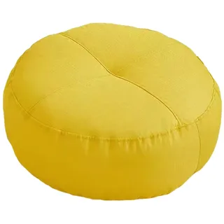 Baoblaze Rundes Bodenkissen, Sitzkissen, klein, Premium-Meditationskissen, Meditations-Bodenkissen für Yoga, Sofa, Bett, Schlafzimmer, Büro, Gelb