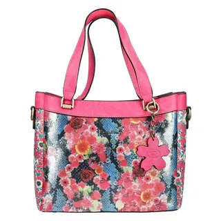 LAURA VITA Henkeltasche Kunstleder Pink