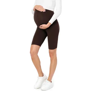Be Mammy Damen Kurze Umstandsleggings Bequeme und Schwangerschaftsleggings aus Baumwolle Umstandshose Umstandsmode für Sommer BE20-228 - M