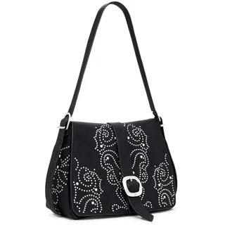 DESIGUAL Poker Face Posadas Mini 2.0 Umhängetasche Polyurethan Black