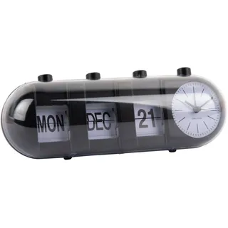 KARLSSON Tischuhr Kalender Flip RETRO - B/H ca. 7,60x3,00