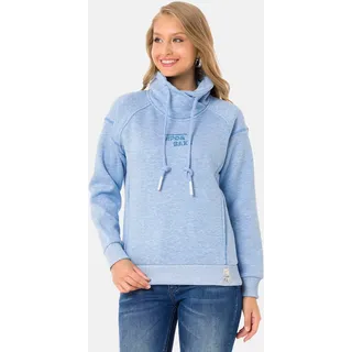 Sweatshirt CIPO & BAXX Gr. M, blau Damen Sweatshirts mit hochabschliessendem Kragen