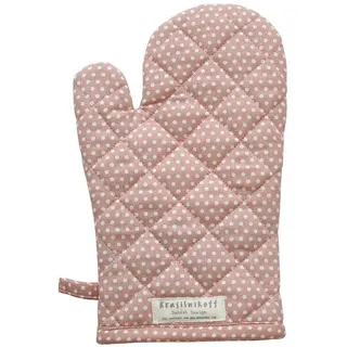 Krasilnikoff Ofenhandschuh Micro Dots, rosa