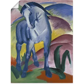 Wandbild ARTLAND "Blaues Pferd I. 1911.", bunt (farbe bild(er): bunt), B:60cm H:80cm, Bilder, als Leinwandbild, Poster in verschied. Größen