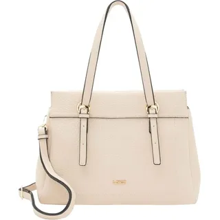 L.CREDI Handtasche Schultertasche Ramira Shopper White Sand creme - Beige