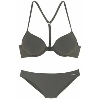Bruno Banani Push-Up-Bikini Damen Grün 32 Cup AA