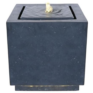 Springbrunnen led cube granite L Fiberclay Tonfaser - E'lite