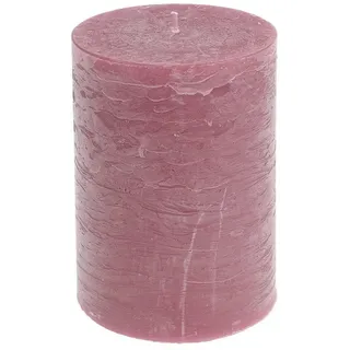 Viana Stumpenkerze Durchgefärbte Stumpenkerzen Altrosa 85x120mm 2er Set -, 2 Stück rosa