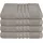 Handtuchset 50 x 100 cm hellgrau 4 St.