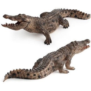 Simulierte Krokodilschmuck Krokodil Figur Spielzeug Wildziehung Spielzeug Realistische Tiermodelle Mini Nature Science Spielzeug