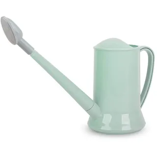 Youlin Klein Gießkanne Kunststoff,2L,Langer Auslauf,für Zimmerpflanzen und Outdoor Gärten (Grün)