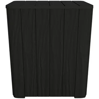 vidaXL Gartentisch 38,5 x 42 cm Schwarz