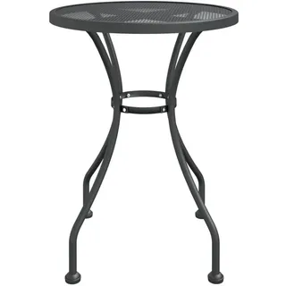 vidaXL Gartentisch Ø60 x 72 cm Anthrazit