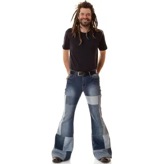 Comycom Schlagjeans Herren Patchwork STAR DEJA-VU 32