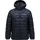 Daunenjacke blau/schwarz 2
