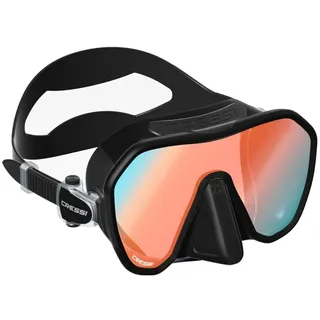 Cressi - Z2 Small - Tauchmske - UV380 Blue/Orange - Farbe: Schwarz