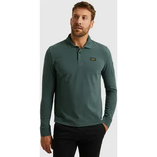 PME Legend Langarm-Poloshirt blau M
