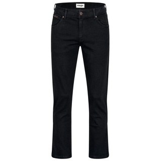 Wrangler Straight-Jeans Texas Authentic Straight Herrenjeans Jeans Stretch schwarz 40/30