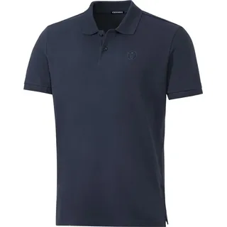 Chiemsee Herren Poloshirt, 100% Baumwolle, bequemes Poloshirt/T-Shirt mit lässigem Kragen, leichte Herrenoberbekleidung, atmungsaktiv & luftdurchlässig, Marine, Gr. L - L
