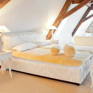 Christ medizinisches Lammfell Bettauflage / Unterbett Fell Schaffell 80x160 cm