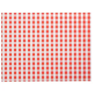 Papstar Tischsets, Papier 30 cm x 40 cm rot "Vichy Karo"