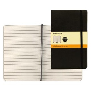 Moleskine Notizbuch Pocket, A6, 96 Blatt, schwarz, Softcover, liniert