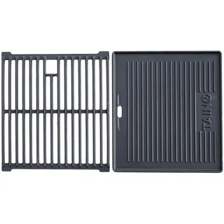 Taino Basic 4+1 Gusseisen Rost Grillplatte Grillrost Zubehör Set Grill Gasgrill