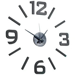 PEARL Wanduhr zum Kleben: 1-Meter XXL-Design-Wanduhr zum Aufkleben (selbstklebend, groß, große)