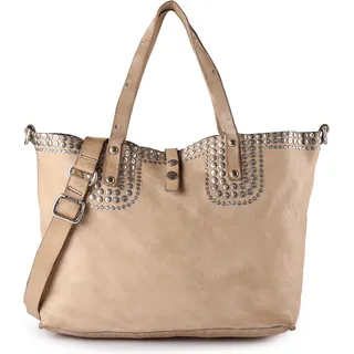 Campomaggi Bella Shopper Leder Beige